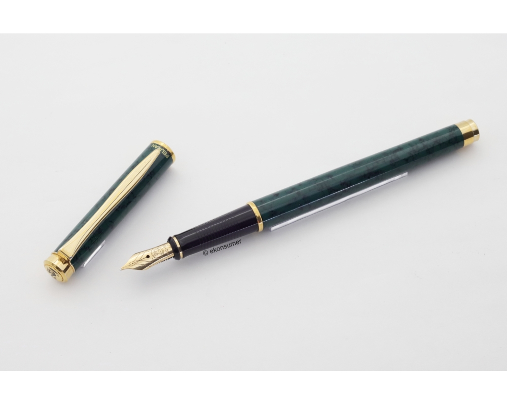 Pelikan P381 New Classic Vintara-grün 14C M Goldfeder Patronenfüller Füllhalter