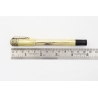Montegrappa Pilus Walzgold-Overlay Puttos Sicherheitsfüller Safety 14C F Goldfeder 1925 VINTAGE