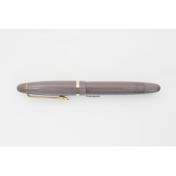 Soennecken 444 Superior Grau Kolbenfüllhalter 14K BS Goldfeder Vintage - SELTEN!