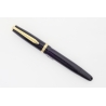 Soennecken 222 Extra Schwarz Kolbenfüllhalter flex 14K OM Goldfeder Vintage