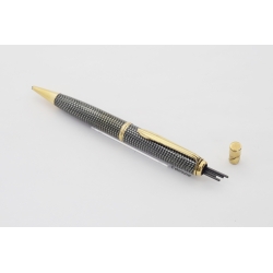 Soennecken 22 Druckbleistift 1,18 mm graues Zelluloid Eidechs-Muster 1955 Vintage - SELTEN!