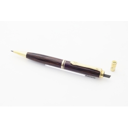 Soennecken 22 Mechanical Pencil 1,18 mm dark-brown Herringbone Celluloid 1955 Vintage