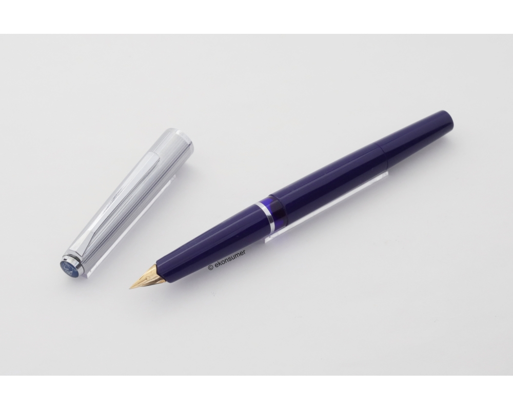 Pelikan M 20 Silvexa Saphire-blue Pistonfiller rare 14C EEF Gold-nib Vintage Pelikan M 20 Silvexa Saphire-blue Pistonfiller rare 14C EEF Gold-nib Vintage