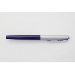 Pelikan M 20 Silvexa Saphire-blue Pistonfiller rare 14C EEF Gold-nib Vintage