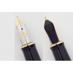Pelikan M600 Sovereign Black 14C M Gold-nib Pistonfiller