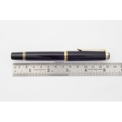 Pelikan M600 Sovereign Black 14C M Gold-nib Pistonfiller
