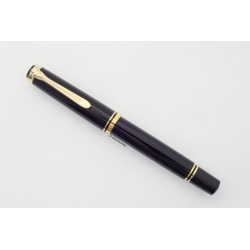 Pelikan M600 Sovereign Black 14C M Gold-nib Pistonfiller