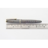 Soennecken 222 Lady Grey lizard Piston Filler 14K flex B Gold Nib Vintage