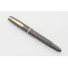 Soennecken 222 Lady Grey lizard Piston Filler 14K flex B Gold Nib Vintage