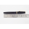Soennecken 222 Superior Black Celluloid Piston Filler 14K OBB flex Gold-nib Vintage