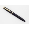 Soennecken 222 Superior Black Celluloid Piston Filler 14K OBB flex Gold-nib Vintage