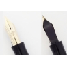 Soennecken 420 Celluloid Piston-filler w/ Click-mechanism 14K EF Gold-nib Vintage