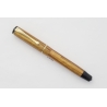 Soennecken 103 golden-marbled Celluloid Piston-filler flex 14K OM Gold-nib Vintage