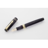 Soennecken 412 Celluloid Piston-filler w/ Click-mechanism flex 14K M Gold-nib Vintage