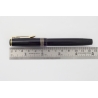 Soennecken 412 Celluloid Piston-filler w/ Click-mechanism flex 14K M Gold-nib Vintage