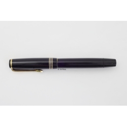 Soennecken 412 Celluloid Piston-filler w/ Click-mechanism flex 14K M Gold-nib Vintage