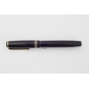 Soennecken 412 Celluloid Piston-filler w/ Click-mechanism flex 14K M Gold-nib Vintage