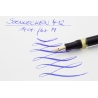 Soennecken 412 Celluloid Piston-filler w/ Click-mechanism flex 14K M Gold-nib Vintage