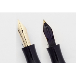 Montblanc 244.G Zelluloid Kolbenfüllhalter 14C F Goldfeder Vintage
