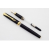 Diplomat Excellence A2 Schwarz-Lack Patronenfüllhalter 14C M Goldfeder Box