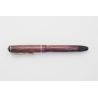 Soennecken 103 red-striped Celluloid Piston-filler flex 14K EF Gold-nib Vintage