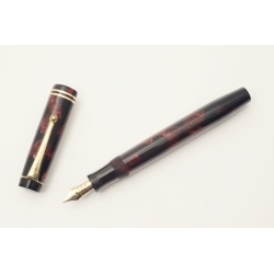 Parker Duofold Streamline Special 14K STUB Goldfeder Burgundy-Schwarz Vintage