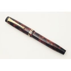 Parker Duofold Streamline Special 14K STUB Goldfeder Burgundy-Schwarz Vintage