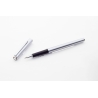 Montblanc 1320 Quickpen Slim-Line Rollerball Fineliner Matt-Chrom Metal new Refill