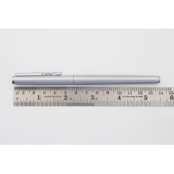 Montblanc 1320 Quickpen Slim-Line Rollerball Fineliner Matt-Chrom Metall neue Mine