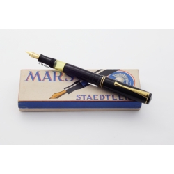 Staedtler Mars Piston-filler gold-plated EF Nib Box Instruction Vintage