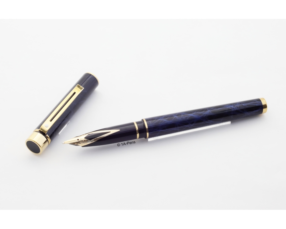Sheaffer Targa Classic Model 1080 Füllfederhalter Kobalt-blau Schwarz Lack 14K B Goldfeder 1996 Box Sheaffer Targa Classic Model 1080 Füllfederhalter Kobalt-blau Schwarz Lack 14K B Goldfeder 1996 Box