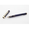 Sheaffer Targa Classic Model 1080 Füllfederhalter Kobalt-blau Schwarz Lack 14K B Goldfeder 1996 Box