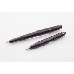 Kaweco-Sport Set Braun V16P Patronenfüllhalter 619 Kugeschreiber Leder-Etui Vintage