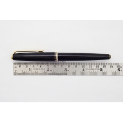 Montblanc M13100 Classic Black Cartridge-filler 14C M Gold-nib
