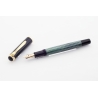 Pelikan 400 Green striped 14C OM Gold-nib Piston filler 1955 Vintage