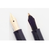 Pelikan 400 Grün gestreift 14C OM Goldfeder Kolbenfüller 1955 Vintage