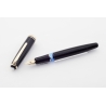 Montblanc 252 Black Pistonfiller 14C OM Wing-Gold-nib 1958 Vintage
