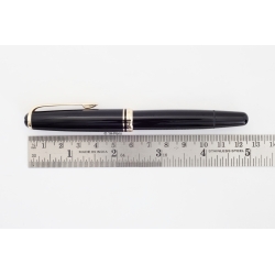Montblanc 252 Black Pistonfiller 14C OM Wing-Gold-nib 1958 Vintage