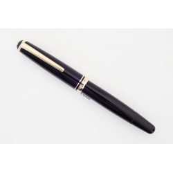 Montblanc 252 Black Pistonfiller 14C OM Wing-Gold-nib 1958 Vintage