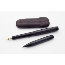 Kaweco-Sport Set 9 Sicherheitshalter + 17 Drehbleistift + Leder-Etui 1st. Edition 1937