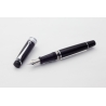 Aurora Optima Resin Piston-filler Black 14K F Gold-nib Aurora Optima Resin Piston-filler Black 14K F Gold-nib