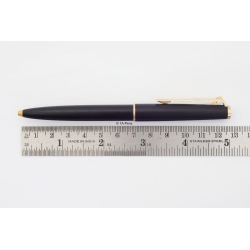 Montblanc 280 Classic Hebel-Kugelschreiber Strichmattierte Oberfläche 1970er Design