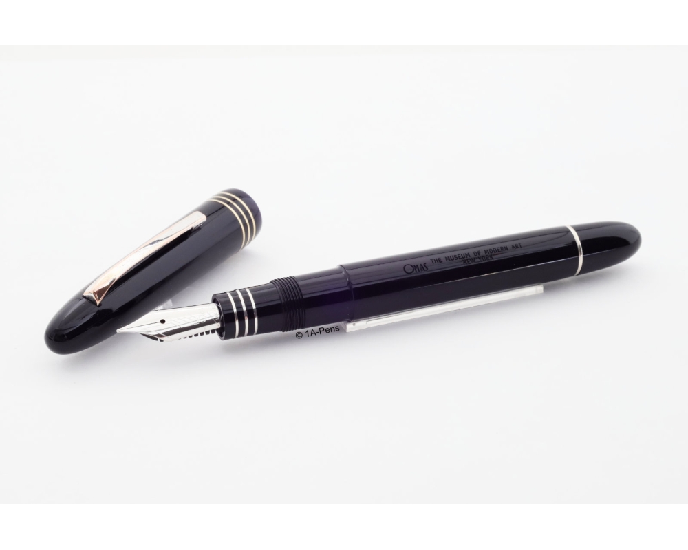 OMAS Ogiva MoMA Museum of Modern Art Schwarz 14K F flex Goldfeder