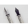 Waldmann Tango 925 Sterlingsilber Finecorn-Guilloche Stainless steel Nib F Cartridge-filler