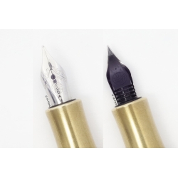 Kaweco Sport Brass Stainless Steel Nib F Cartridge-filler