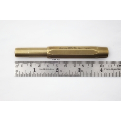 Kaweco Sport Brass Stainless Steel Nib F Cartridge-filler