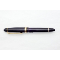 Montblanc Masterpiece 146 Zelluloid Kolbenfüllhalter 14C M Bicolor Goldfeder 1955