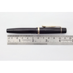 Montblanc Meisterstück K122 Hartgummi Stossfüller Füllhalter 14C M Goldfeder Vintage