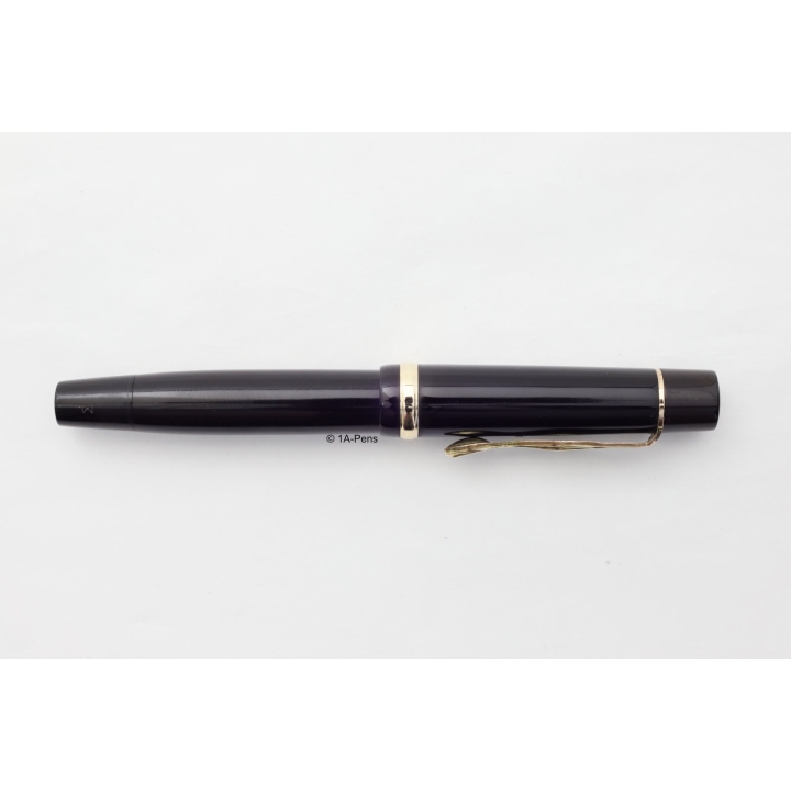 Montblanc Meisterstück K122 Hartgummi Stossfüller Füllhalter 14C M Goldfeder Vintage