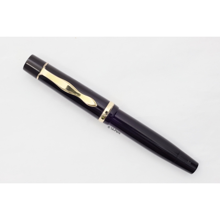 Montblanc Meisterstück K122 Hartgummi Stossfüller Füllhalter 14C M Goldfeder Vintage